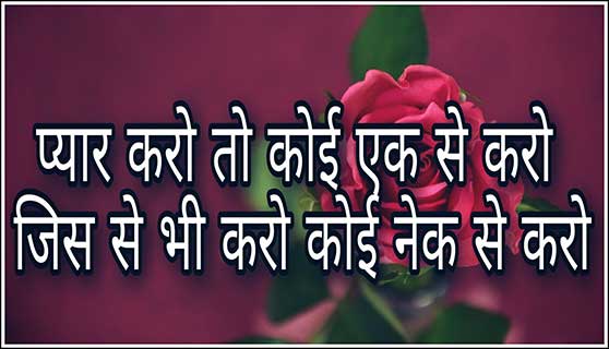 Tow Line Love Shayari in Hindi Language