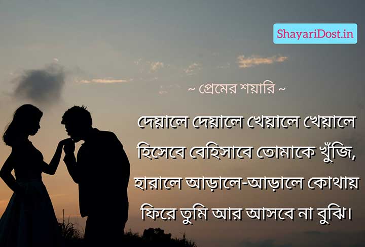 Romantic Love Shayari in Bengali