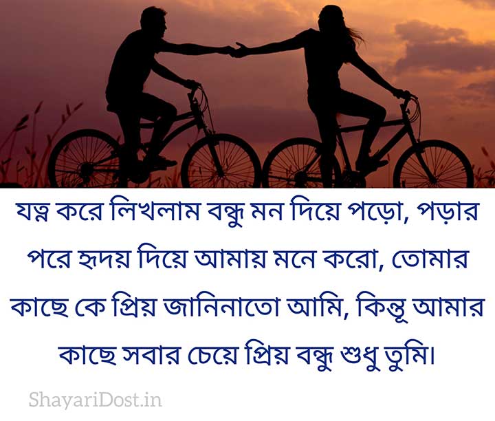 Bangla Friendship Shayari Status