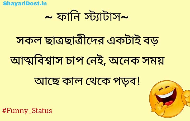 Bengali Funny Status, Mohar Status in Bengali