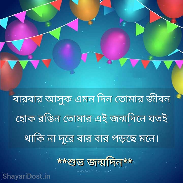Subho Jonmodin Quotes in Bengali