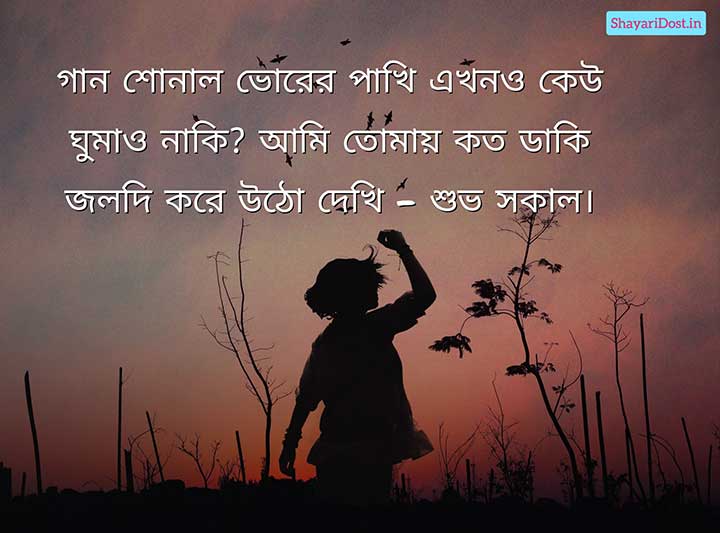 Bangla Suprovat Sms, Good Morning Wishes in Bengali medium
