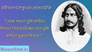 Read more about the article রবীন্দ্রনাথ ঠাকুরের প্রেমের উক্তি ও কবিতা | Rabindranath Tagore Love Quotes