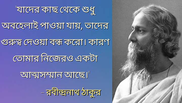 Rabindranath Tagore Bani in Bengali