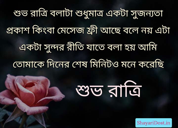 Subho Ratri Bangla Sms and Status