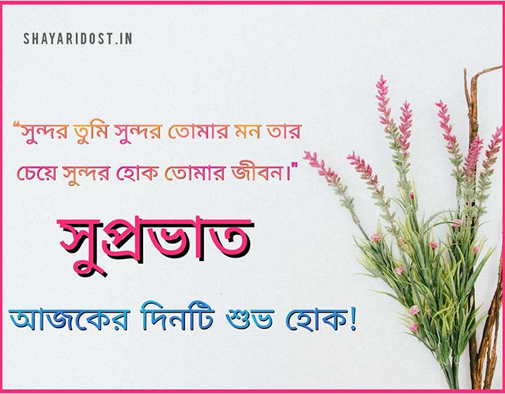 Bengali Supravat Quotes for Wishes