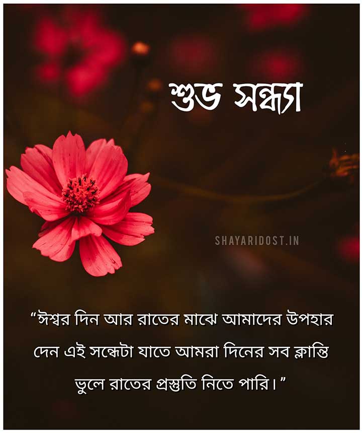 Bengali Good Evening Suvo Sondha Image