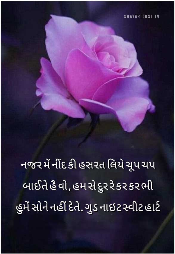 Gujarati Good Night SMS for Friends