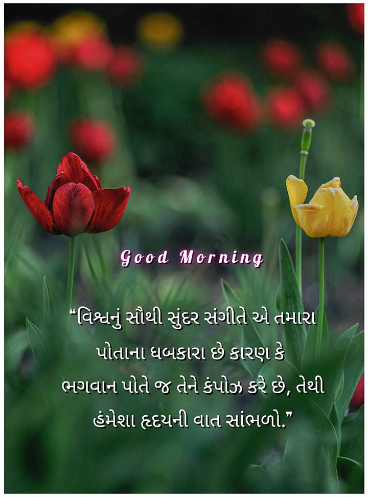 Gujarati Good Morning Messages for Whatsapp