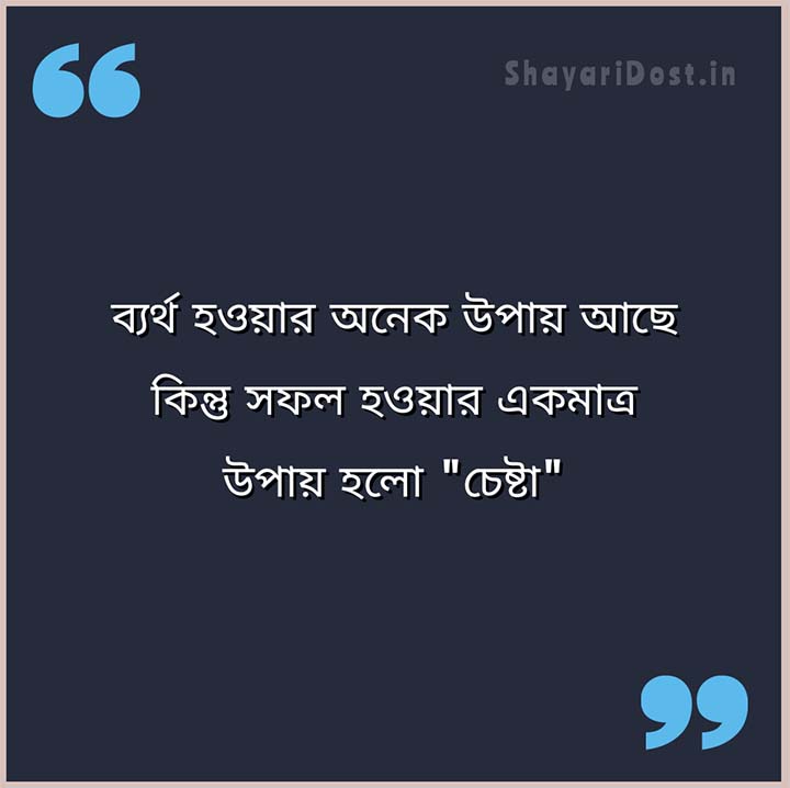 Success Quotes in Bengali