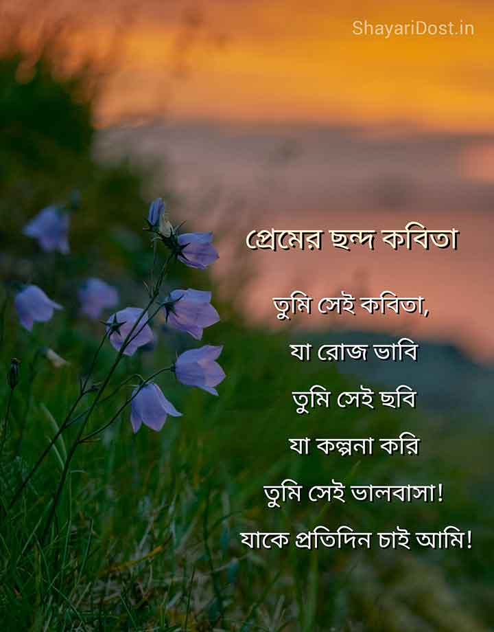 Love Poem SMS in Bengali