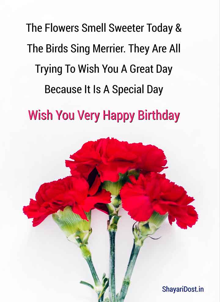 Birthday Wishes Shayari in English