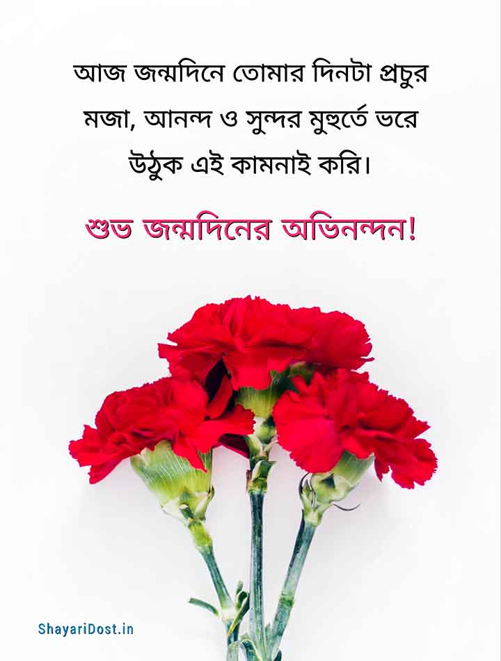 Happy Birthday Wish SMS in Bengali