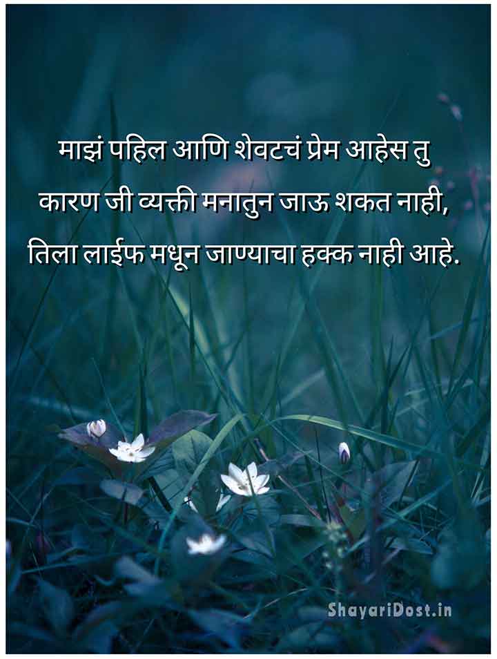 Marathi Love Quotes Lines
