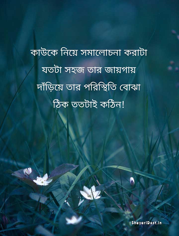 Emotional Bengali Quotes Lines
