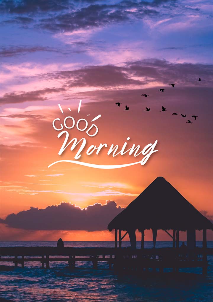 Good Morning Images Beach Background