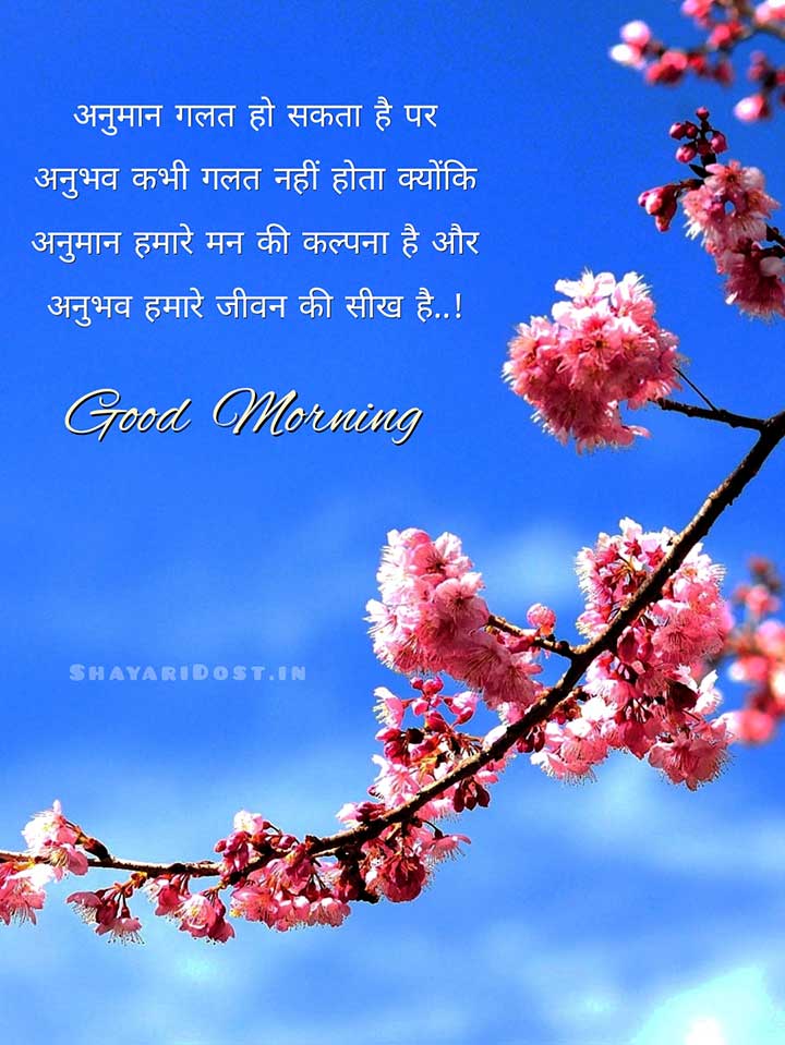 Inspirational Good Morning Quotes Hindi