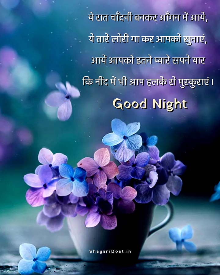 Shubh Ratri Message, Gd Night Hindi Sms