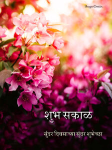 Good Morning Wishes Images in Marathi, Shubh Sakal Pic