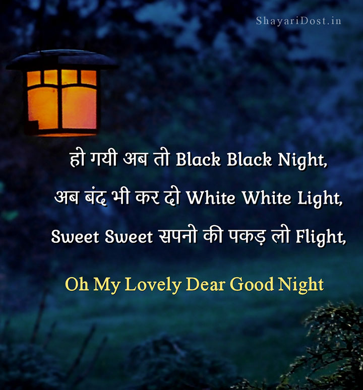 Shayari For Good Night in Hindi, Shubh Ratri Shayari