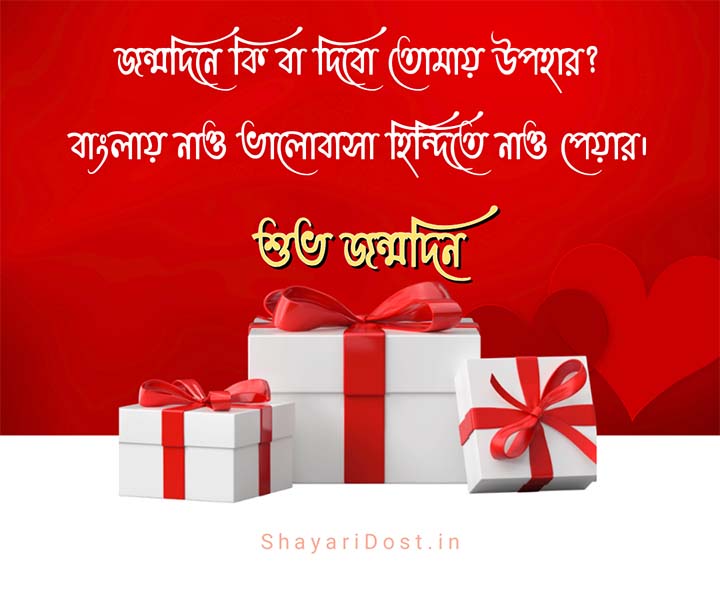 Bangla Birthday Shayari SMS