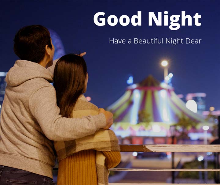Romantic Good Night Images With Couple