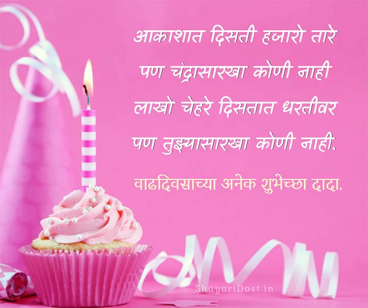 Marathi Birthday Wishes For Dada