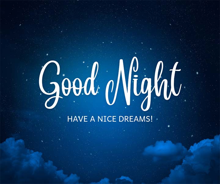 Simple Good Night Sweet Dreams Picture