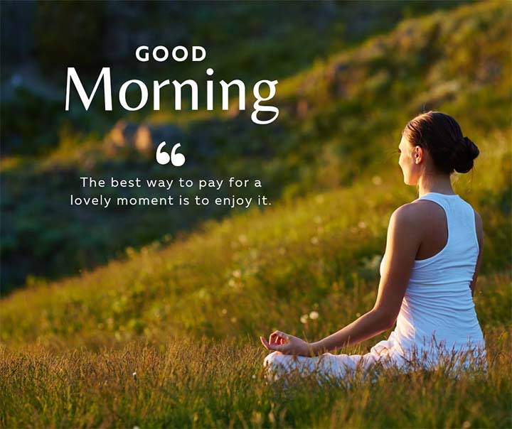 Meditation Good Morning Image Quotes