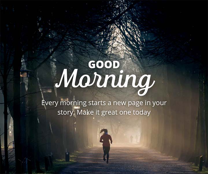 Motivational Good Morning Images Jogging in The Morning