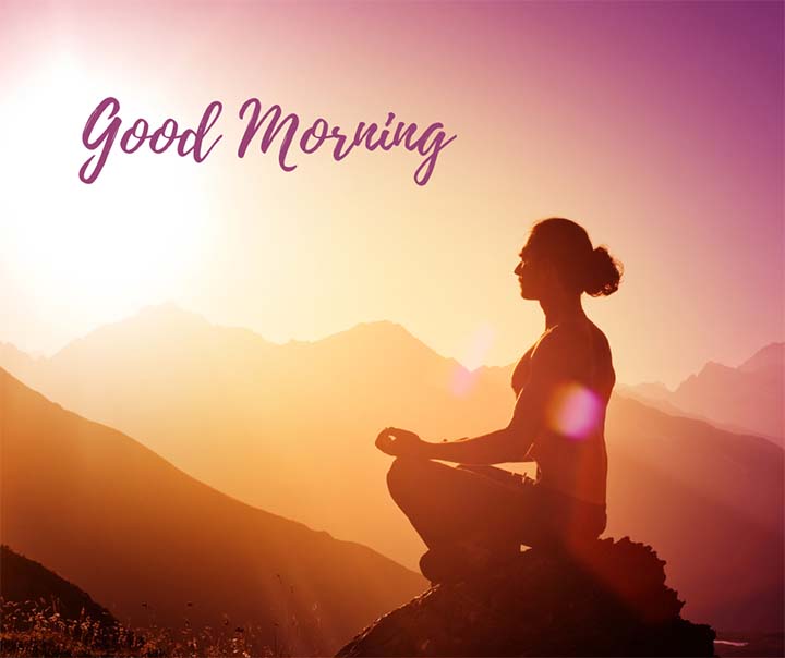 Yoga Meditation Good Morning Image 