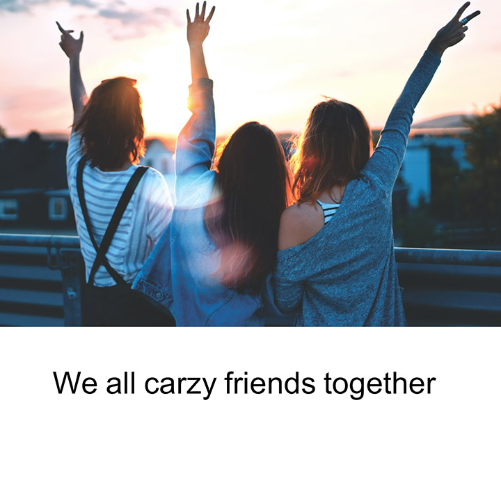 Crazy Captions on Friendship
