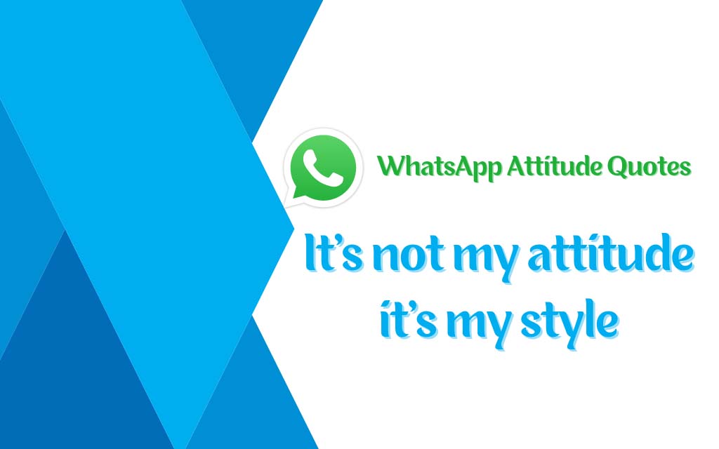Whatsapp About Attitude Line 