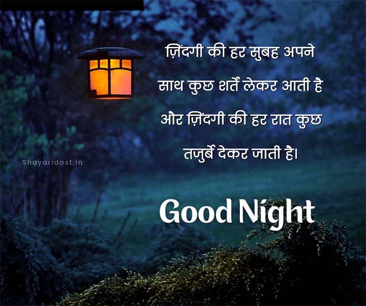 Latest Good Night Quotes in Hindi