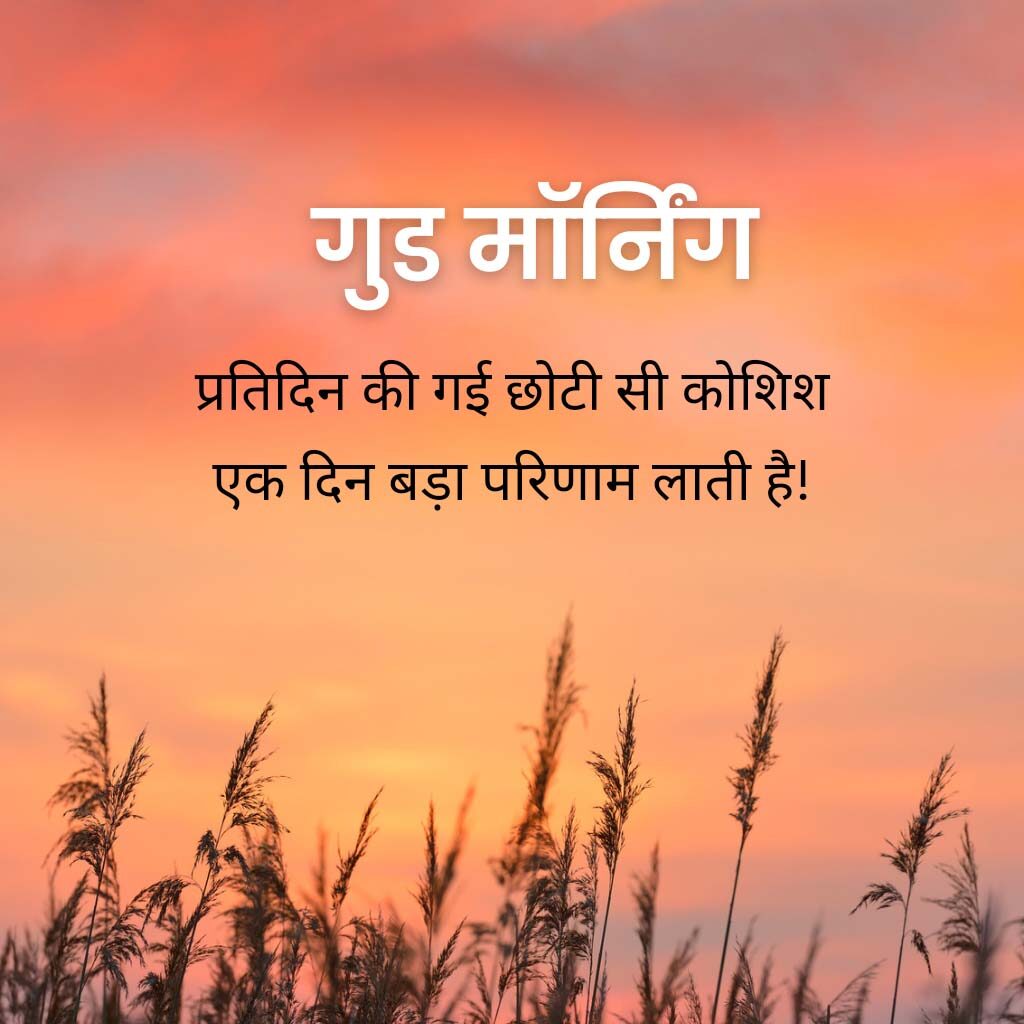 Good Morning Images in Hindi With Meaningful Quotes
