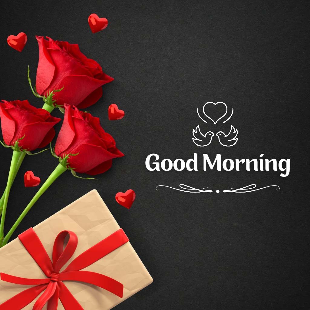 Romance Good Morning Pictures With Roses For Lover