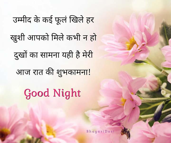 Hindi Good Night Quotes Messages